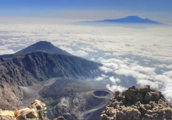 Mount Meru climbing