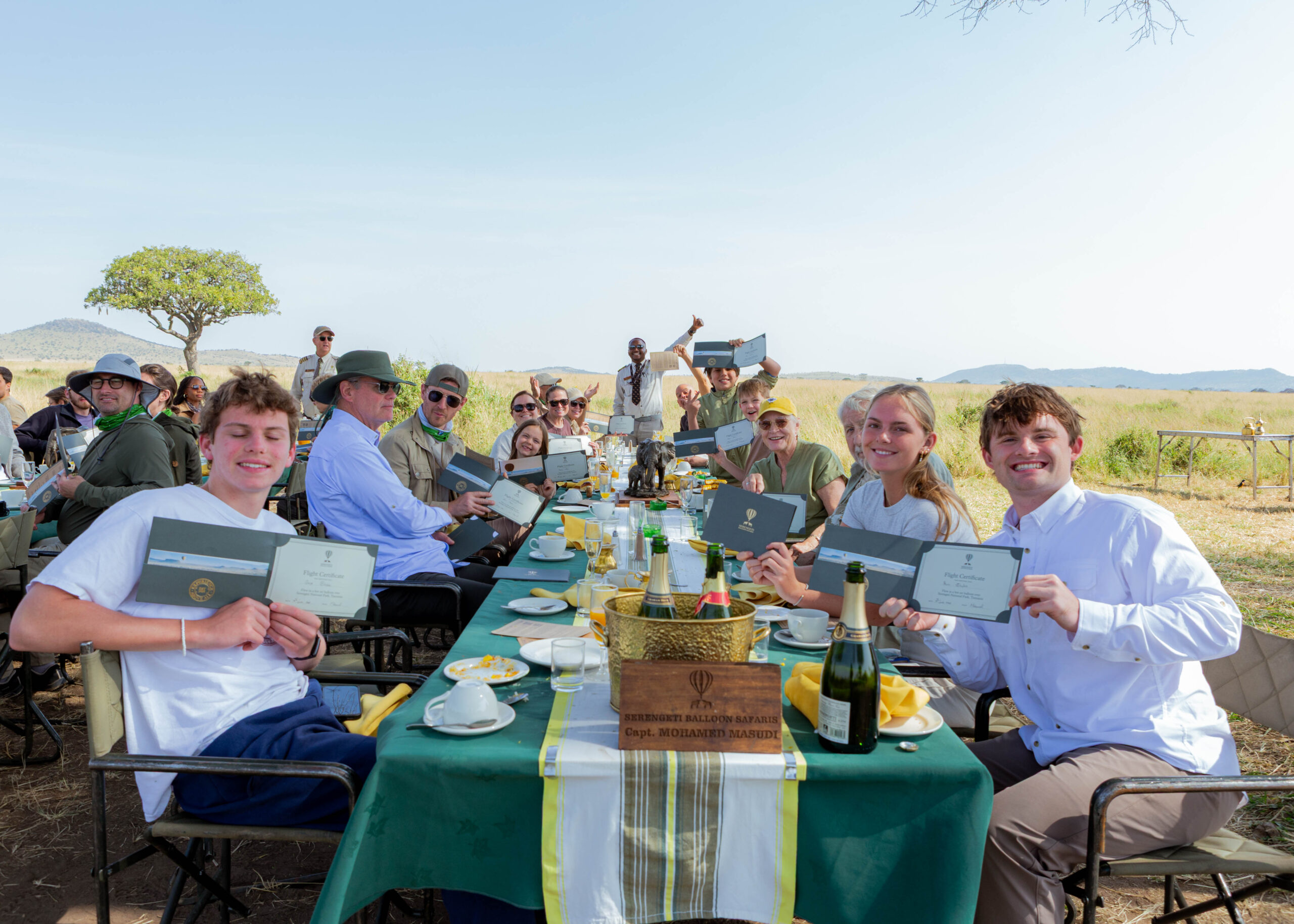 Serengeti hot air balloon safari